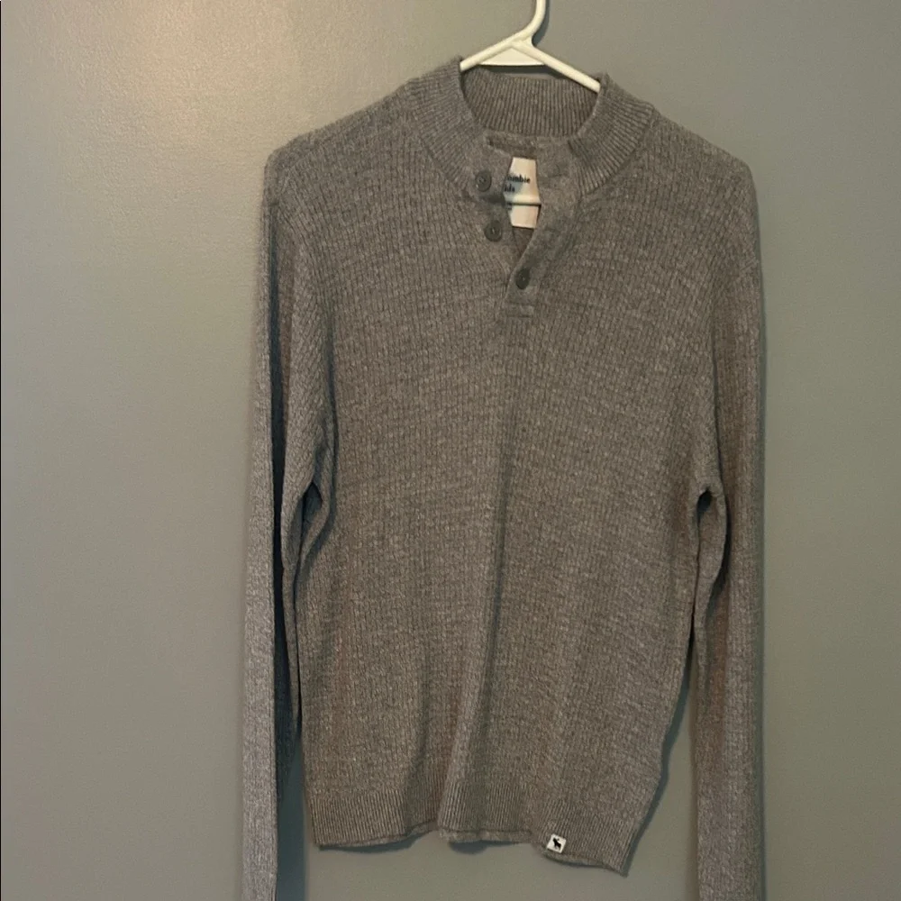 Abercrombie Kids Charcoal Knit Sweater